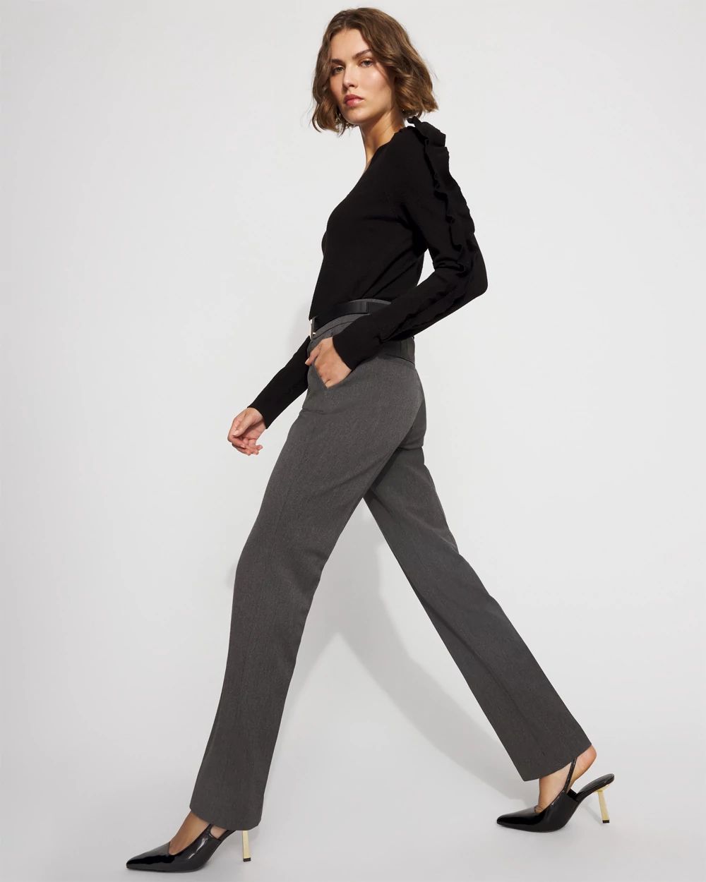 Zoey Straight Leg Pant | White House Black Market